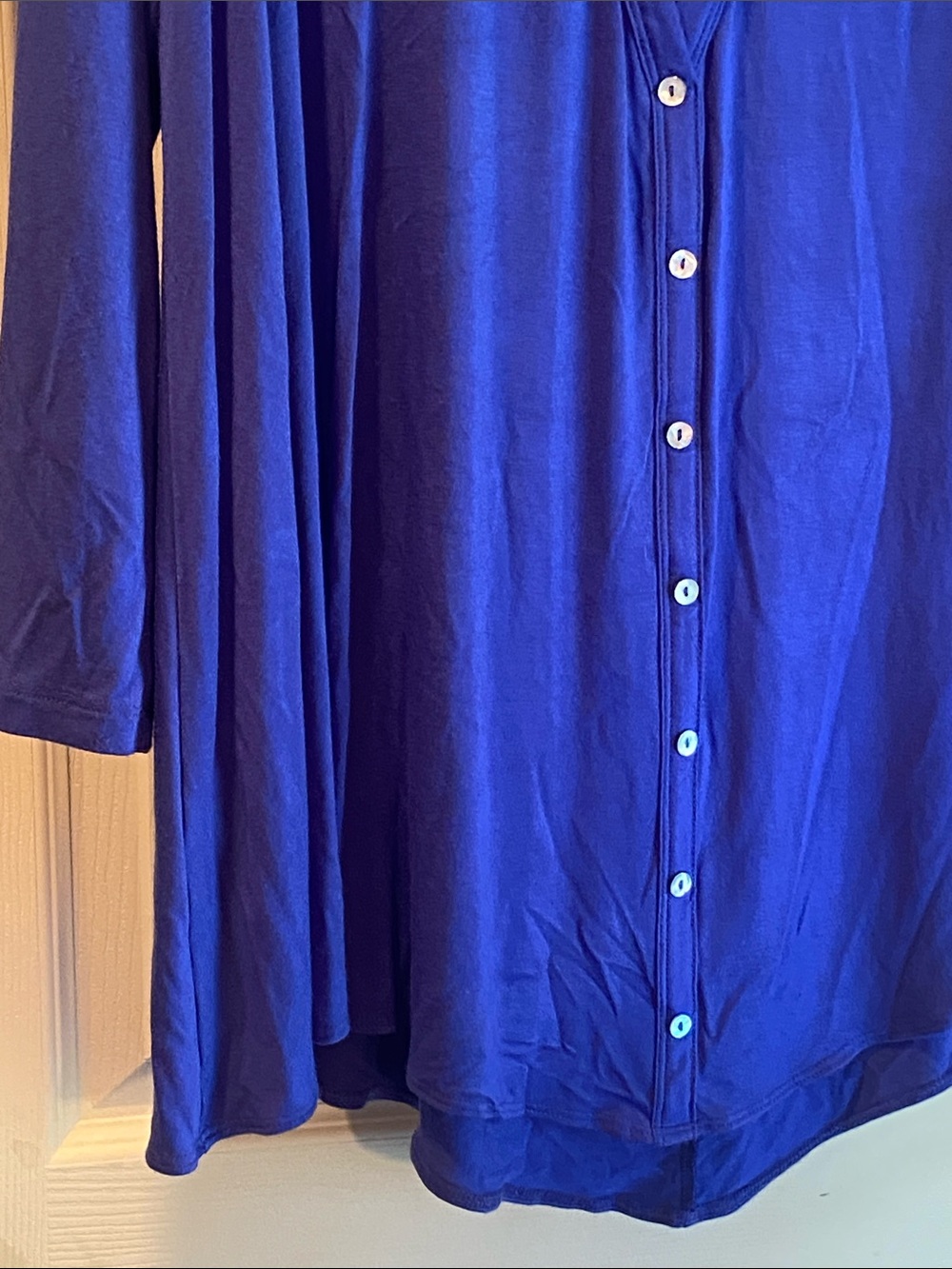 Comfy USA Cobalt Blue Long Sleeve Swing Tunic - Picture 5 of 7